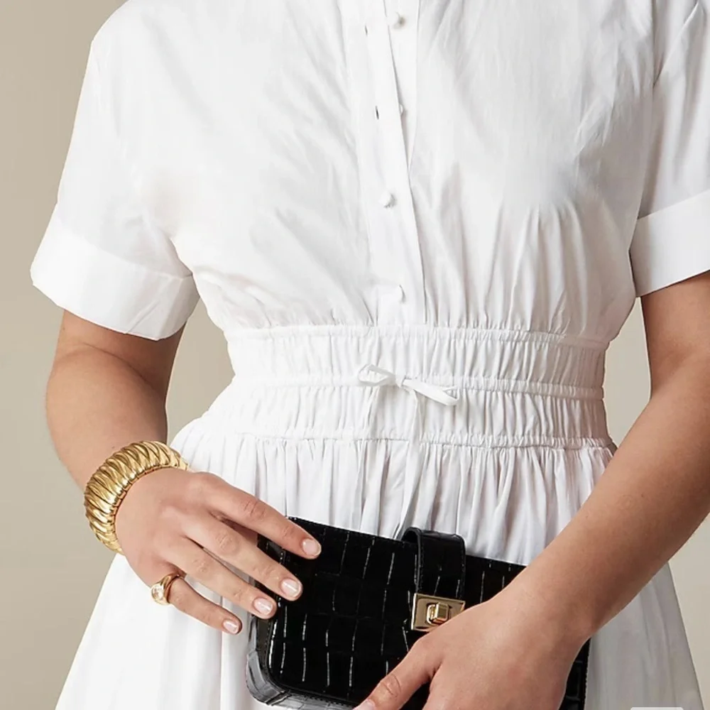 Elena shirtdress in cotton poplin